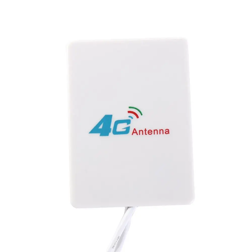 LTE Antenna 1pc 2M Cable 3G 4G TS9 CRC9 SMA Enhanced Signal SMA Connector External Antenna Router Adapter