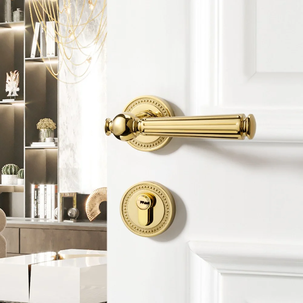 Door Lock Bedroom House Office Hotel Apartment Room interior Lever Handle Set Door Handle Lock Set