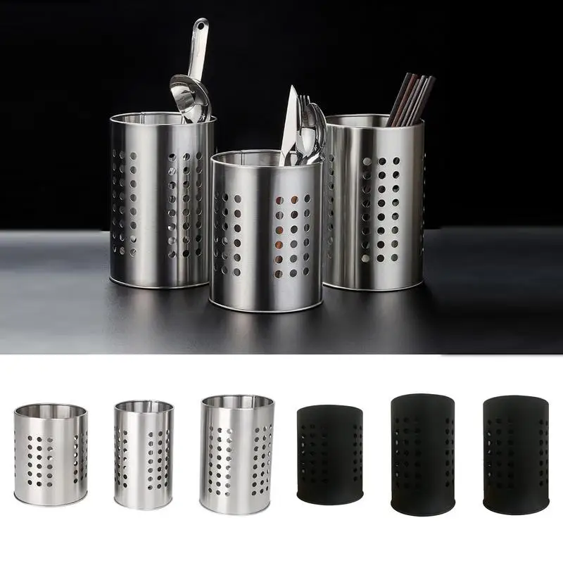 Chopsticks Container Stainless Steel Kitchen Cooking Utensils Chopstick