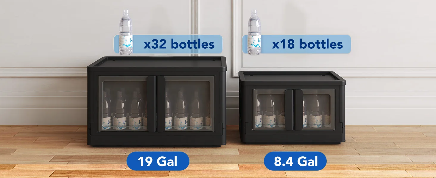 foldable storage bins