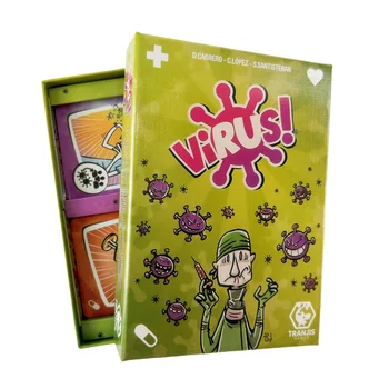 Virus 1 2 3 Board Game The Contagiously Fun Card Game Spanish English Version Party Game for Fun Family Game 2