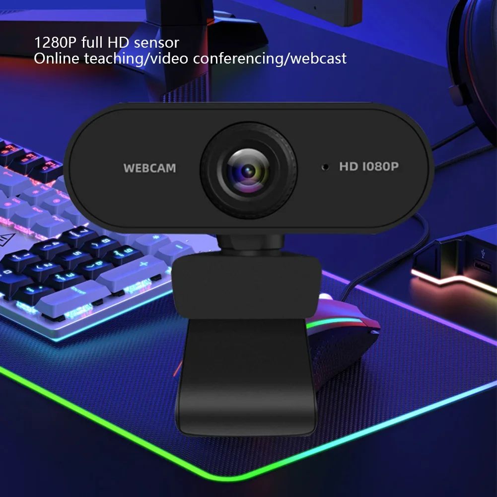 Micro 4K Webcam for Computer 2K Mini Webcam For PC Laptops Live Streaming FHD 1080P Web Camera For Work Meeting With Microphone 5