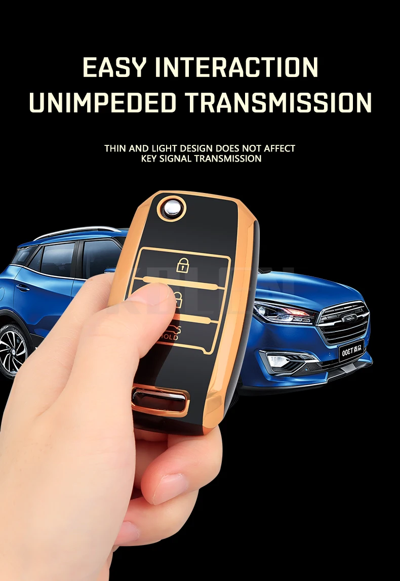 3 4 pulsanti TPU Car Flip Key Case Cover per KIA RIO 3 K2 K3 K4 K5 Sportege Picanto Optima Soul Ceed Sorento Forte Stinger Cerato - Sed2adbce35b94670ab6cdf8e1e0821d79