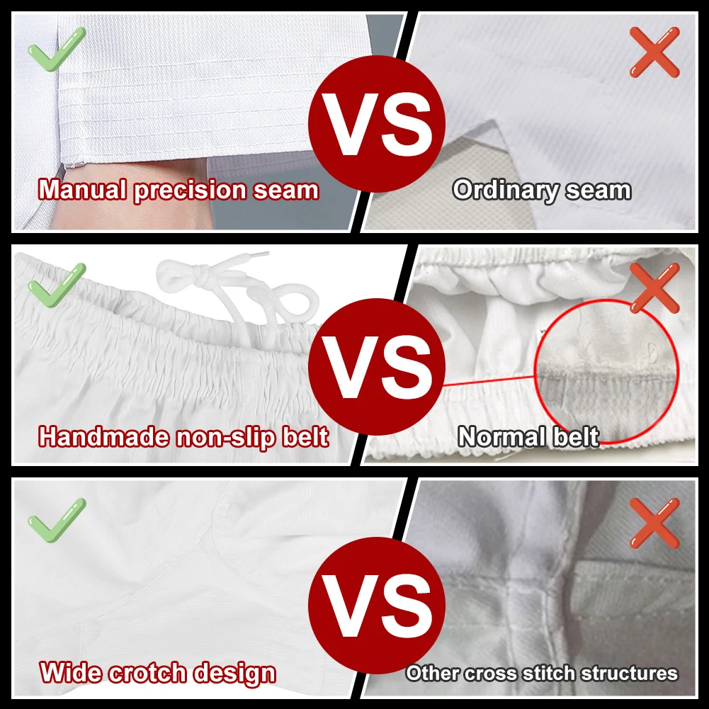 White Taekwondo Uniforms WTF Karate Judo Taekwondo Training Clothes Children Adult Unisex Long Sleeve TKD Clothing