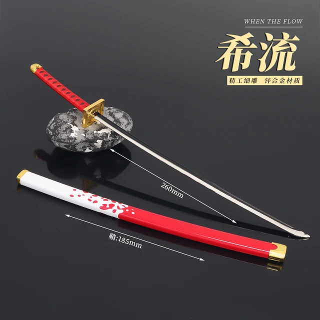 24cm Night Dracule Mihawk OP One Metal Blade Black Sword Piece Weapon Model  Anime Peripherals Toy for Boy Kid 1/6 Doll Equipment - AliExpress