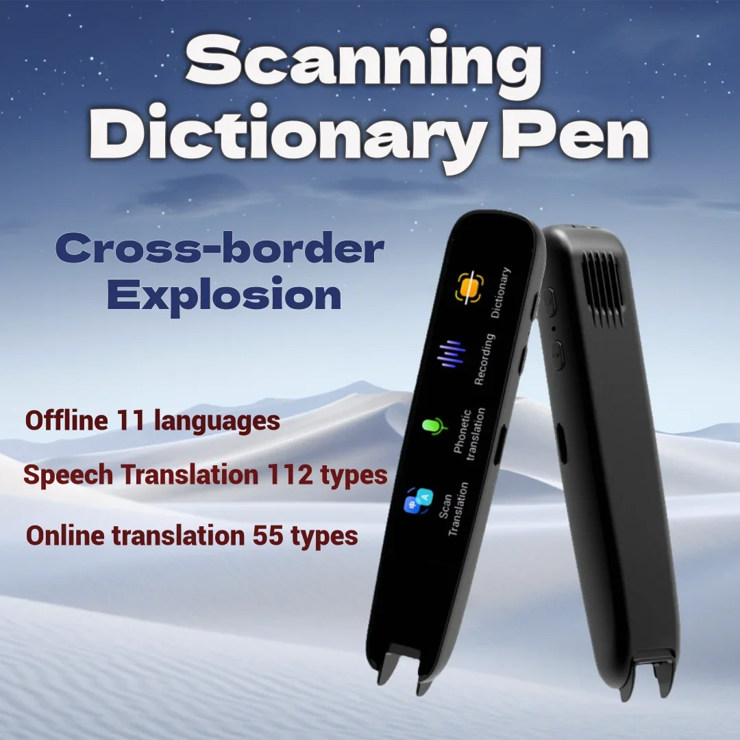 Voice Scan Translator Pen Upgraded Business Translation Scanner Pen 14 offline 112 Languages Learning Pen
