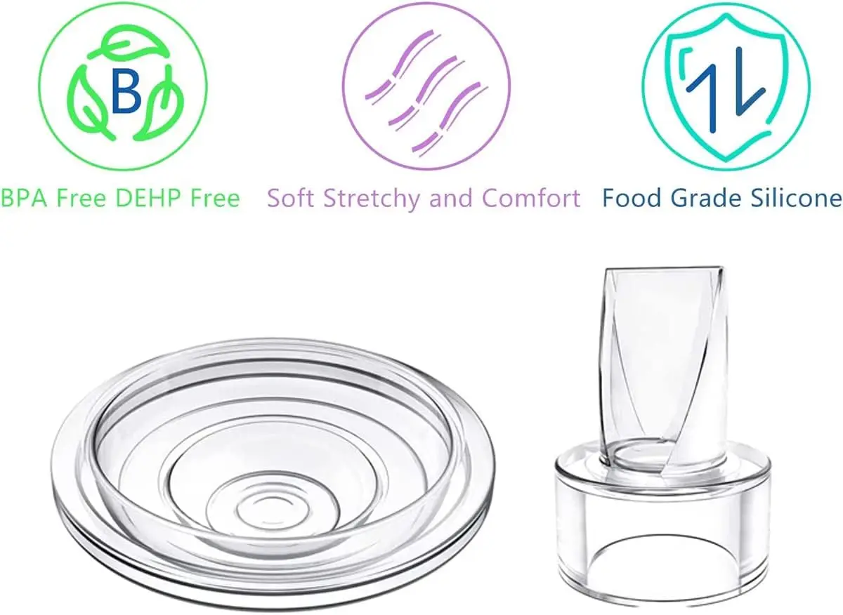 Silicone Duckbill Valve And Silicone Diaphragm Backflow Protection Breast Pump Accessories For Manual/Electric Breast Pumps 3