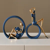 Statue de sculpture de femme élégante pour la décoration de la maison, figurine de fille de lecture, art Tat, salon, chambre à coucher, étagère à livres, meuble TV 4