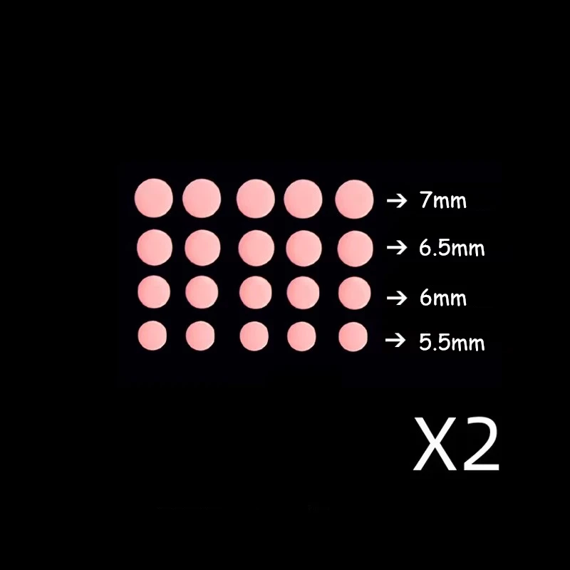 Esports Tiger DIY ICE V2 Universal Mouse Skates - Smooth Glide Enhancement Pack (40pcs)