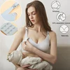 Ultra Thin Laser Cutting Ladies Feeding Bra Seamless Removable Padded Breastfeeding Bras Plus Size Push Up Maternity Support Bra 1