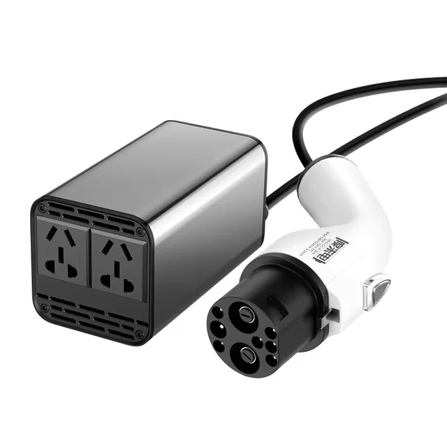 ปืนปล่อยกระแสไฟฟ้ากระแสสลับ 220V 9 รู ยูนิเวอร์แซล สำหรับยานยนต์ไฟฟ้า รุ่น GW A08 กำลังไฟ 7KW พร้อมช่องเสียบมาตรฐาน GB/T 1