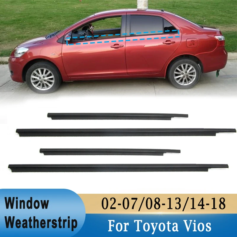 

Автоматические уплотнения для окон Toyota Vios, 2002-2007, 2008-2013, 2014-2018, 4 шт.