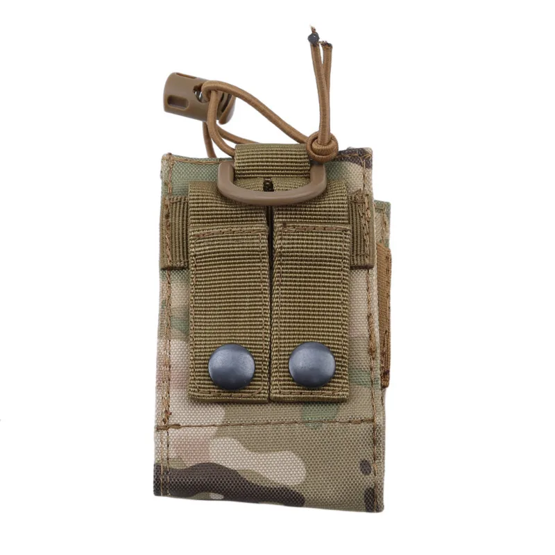 Durable Nylon Molle Radio Pouch for Hunting and Outdoor Use