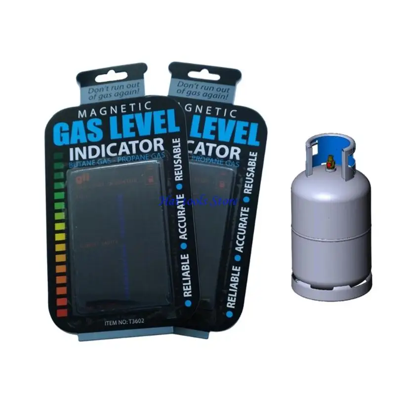 Gas Level Indicator Set for Outdoor BBQs and Tanks, 2-Piece Set