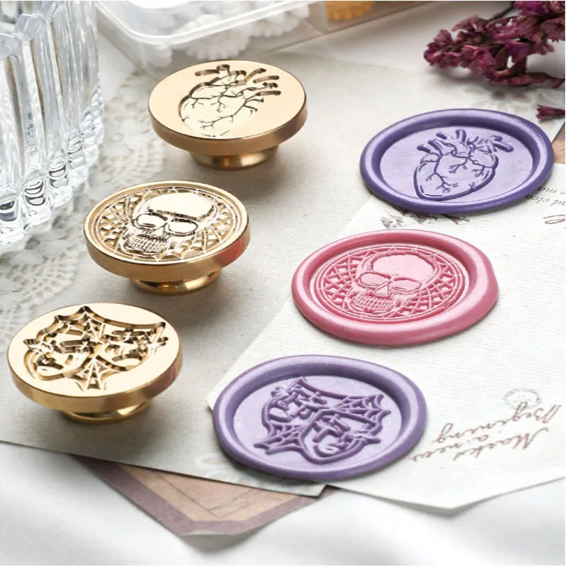 Brass Wax Seal Stamp Diy Fire Lacquer Greetings Gaisy Rose Strawberry  Flower Wasp Seals Wedding Invitation