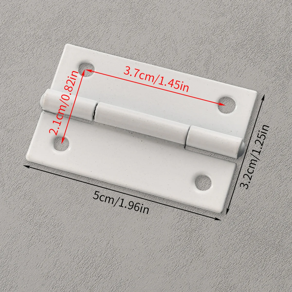 50 * 32mm spray painted flat hinge luggage accessories hardware 4 holes