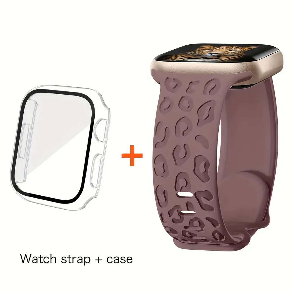 Premium Glass Case Screen Protector for Apple Watch - Durable Protective Cover