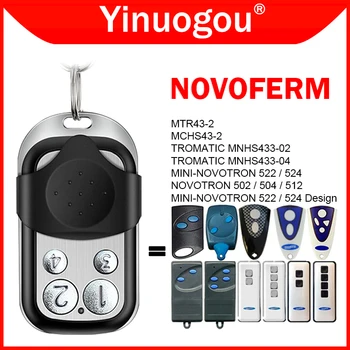 NOVOFERM NOVOTRON 502 504 512 522 524 MIX 43-2 MAX43-2 MAX43-4 차고 문짝 원격 제어 433.92MHz 롤링 코드 송신기