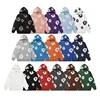 Fashion Top Quality New Men's Women's Same Foam Printing Pure Cotton Comfortable Hooded Sweater with Trousers Set 1