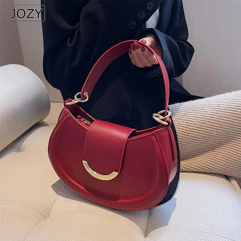 Jozy Saddle Shoulder Side Bags For Women 2022 Designer Trend Leather