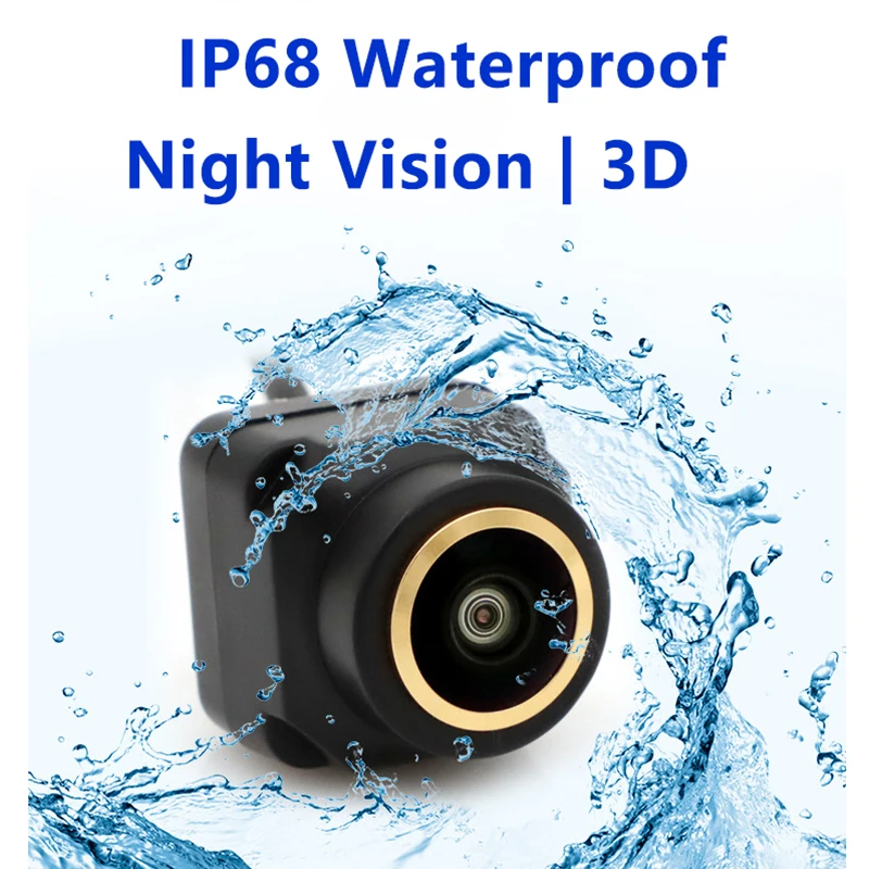 ADH 720P 1080P 360 ° 파노라마 카메라 후방/전방/좌/우 3D 360도 버드뷰 파노라마 액세서리 (안드로이드 카 라디오용)