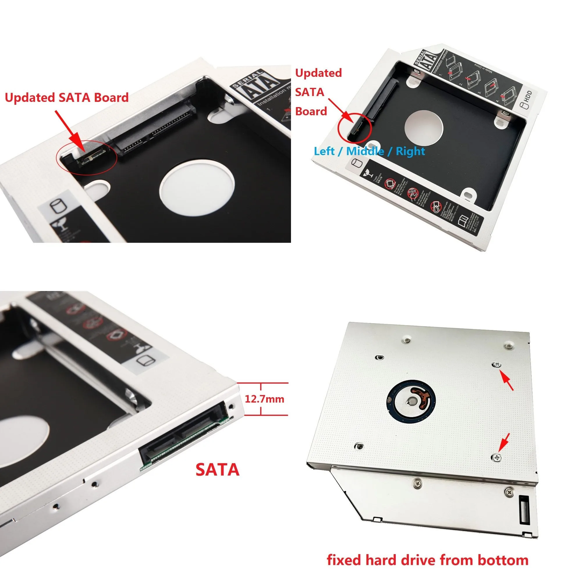  귡Ŷ  HP EliteBook 8460P 8460W 8470P 8470W  2nd HDD SSD SATA ϵ ̺   ĳ  