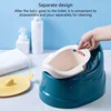 Toddler Potty Baby Toilet Trainer Portable Training Toilet For Travel Stable And Safe Oval Bottom Design Non Slip Potty For 5