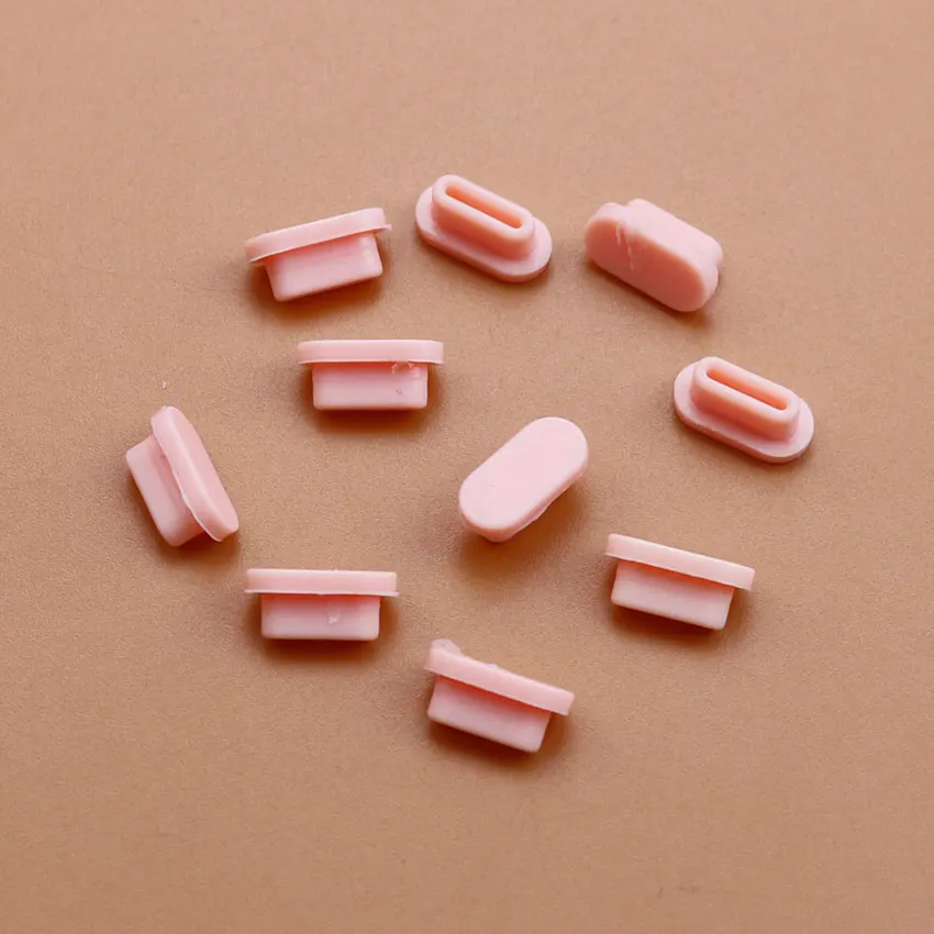 10-Pack Silicone Type-C USB Dust Plugs - Universal Anti-Dust Covers