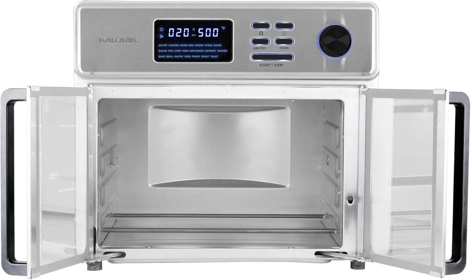 26-Quart 10-in-1 Countertop Air Fryer Oven, 15 Deluxe Accessories & 60-Recipe Hardcover Cookbook, 21 Presets, 1700W, Stainless 4