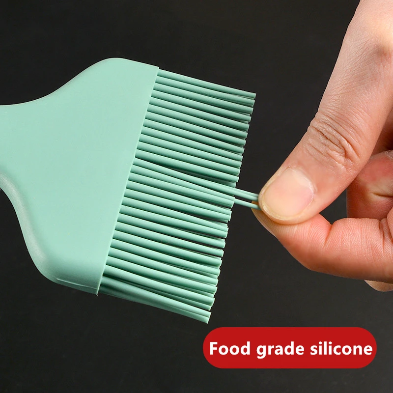 Extra Food Grade Silicone Oil Brush with Wide Mouth Egg Cake Bread Brushes Heat Resistant Kitchen Cooking Pastry Barbecue Tool