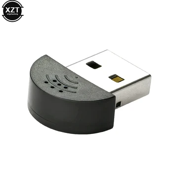 Super Mini USB 2.0 Microfono MIC Adattatore audio Driver per microfono portatile da studio gratuito per laptop/notebook/PC/MSN/Skype