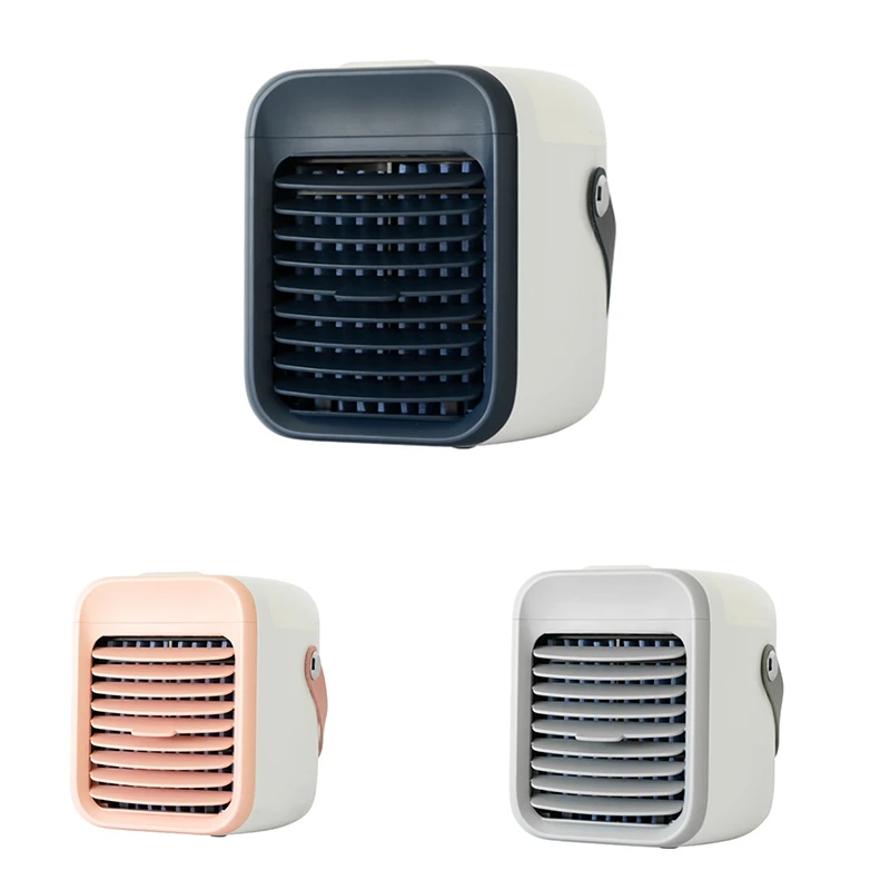 

Mini USB Portable Air Cooler Fan Air Conditioner Light Desktop Air Cooling Fan Humidifier Purifier