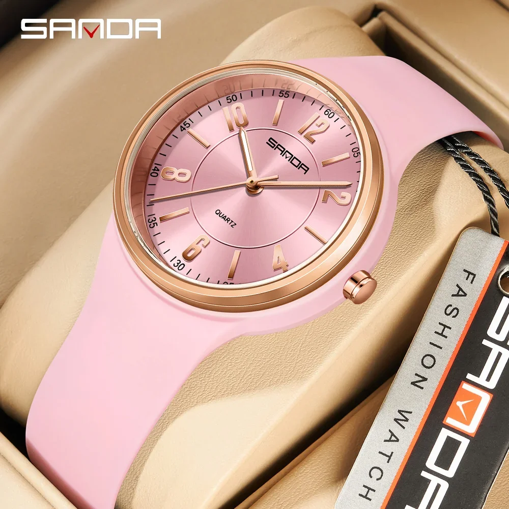 Elegant Quartz Watch with Large Dial - Unisex Lightweight Waterproof Timepiece with Luminous Display