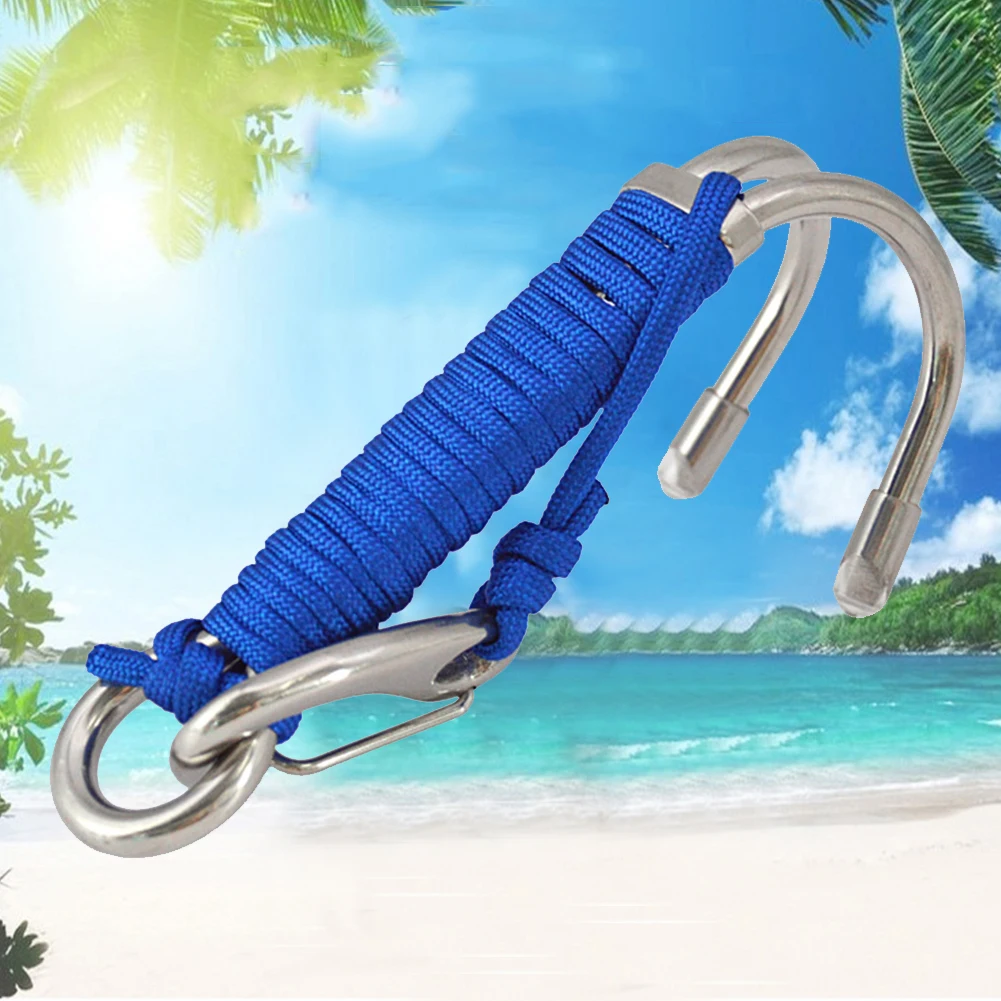 Double Head Diving Hook Drift Reef Hook Portable Stainless Steel Dive Underwater Hook Corrosion-Resistant Outdoor Accessories 3