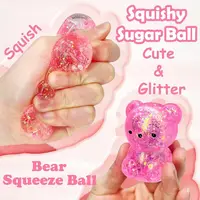 New Gummy Bear Bear Squishy Fidget Toys Soft Funny Squishy Ball Cute Sugar Stress Ball Sensory Toys for Adults 1