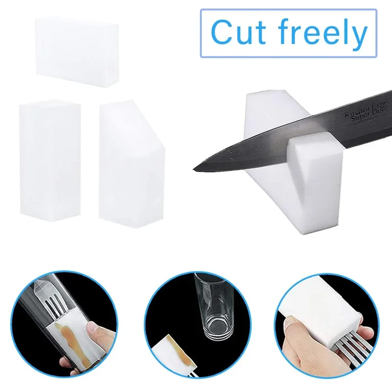 5/10/20/50/100pcs Melamine Magic Sponge Eraser Scouring Pad Dishwashing Sponge Kitchen Office Sponge Magic Home Cleaning Tool 2