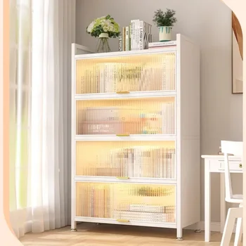 มัลติฟังก์ชั่นตู้เก็บโลหะลิ้นชักห้องสมุดห้องครัวแคบชั้นวางหนังสือหน้าอก Mobili ต่อ Il Soggiorno เฟอร์นิเจอร์ 1