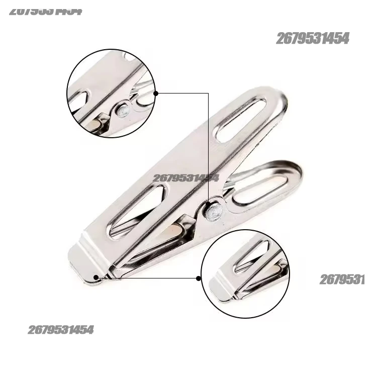 Clothes Pegs Windproof Clips 20/40 Pcs Stainless Steel Clothespins