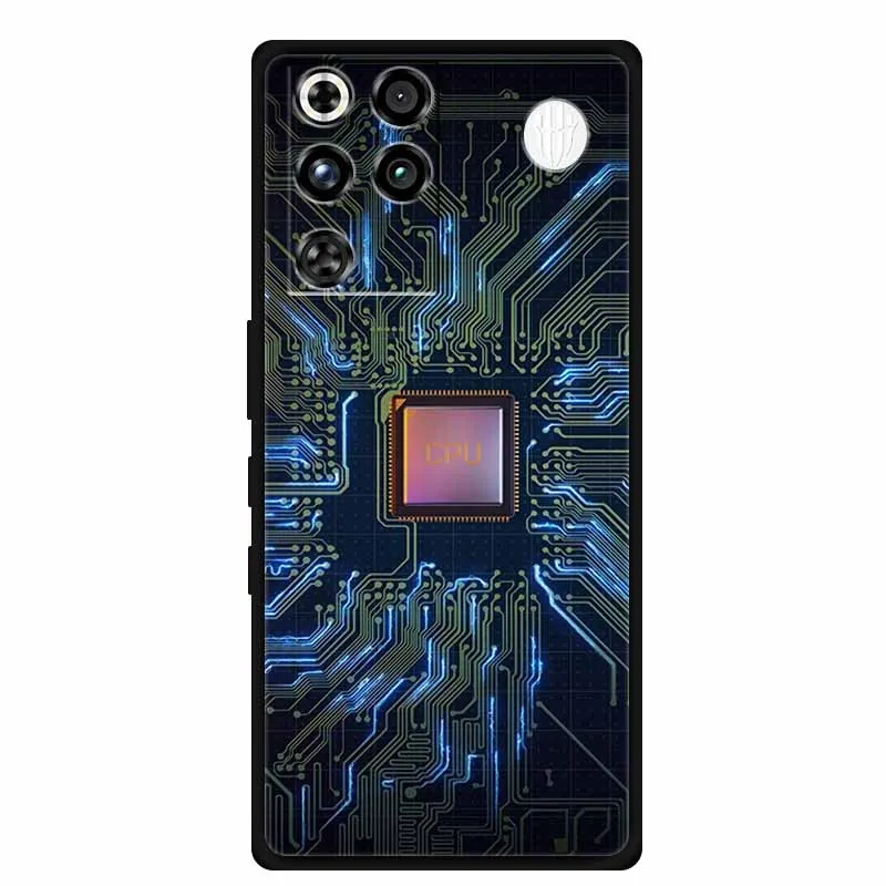 Sleek Black Silicone TPU Phone Case - Durable and Soft Back Cover