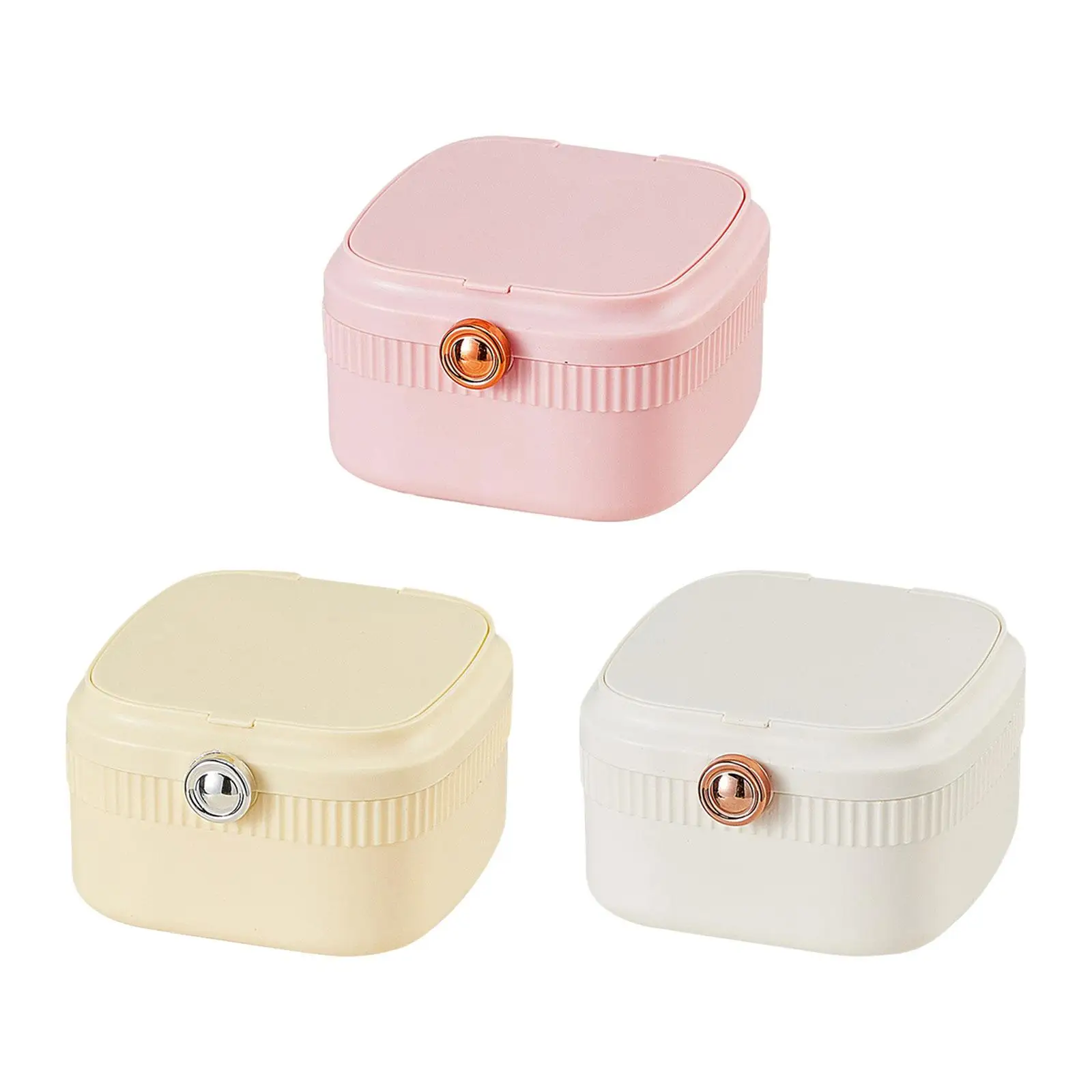 

Travel Jewelry Box for Women Girls Jewelry Holder Small Exquisite with Mirror Double Layer Jewelry Case for Necklaces Bracelet