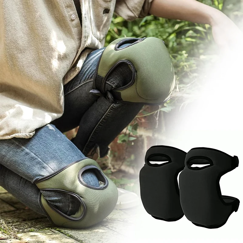 1Pair Gardening Knee Pads Soft Foam Protective Cushion Anti Slip Protector Knee Pads For Gardening Cleaning Work Scrubbing Floor