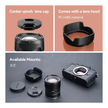 Obiettivo della fotocamera TTArtisan con messa a fuoco automatica 75 mm F2 per fotocamera con attacco SONY E NIKON Z
