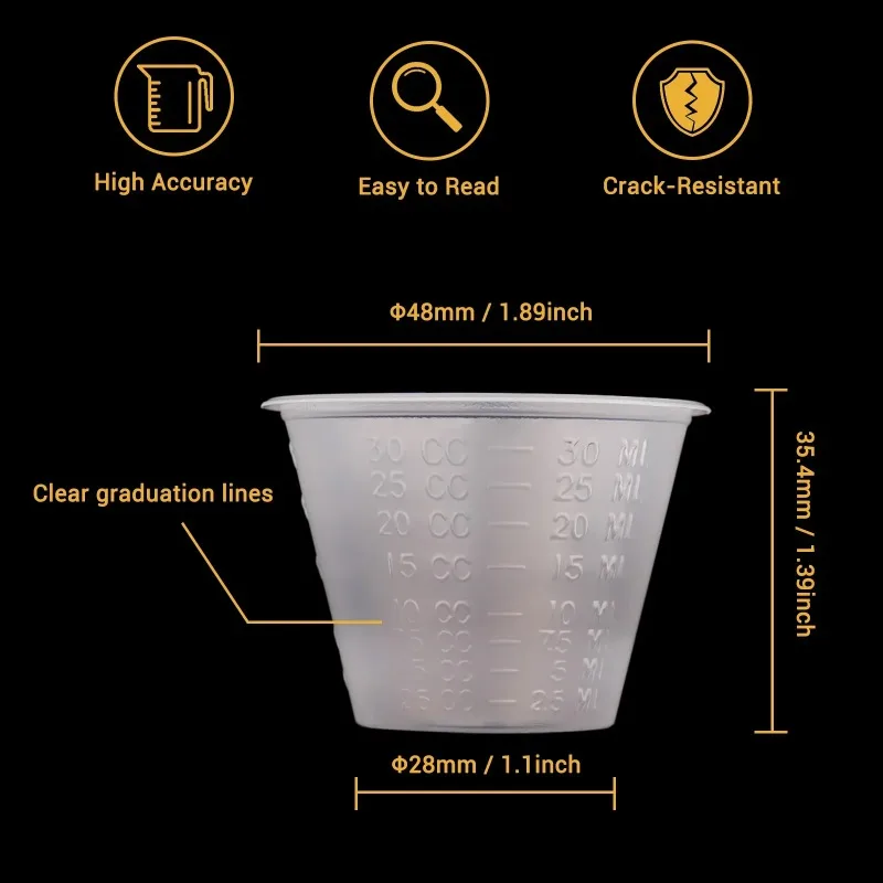 Plastic Mix Cups for Airbrush Painting DIY