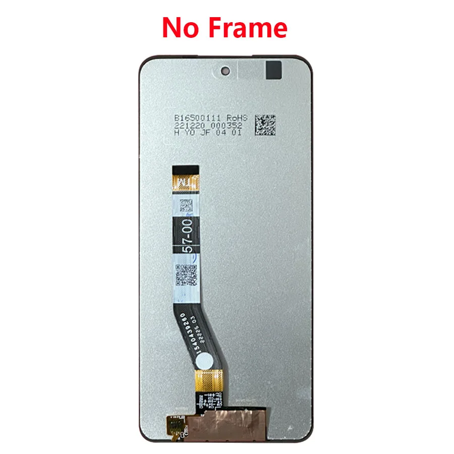 모토로라 모토 G32 메가 XT2235-2, XT2235-3 LCD 디스플레이 터치, 프레임 디지타이터 어셈블리, 모토 G32 스크린 교체용, 6.5 인치