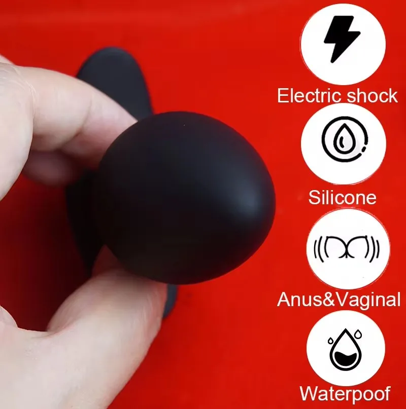 Electro Bdsm Anal Plug Dildo Sex Toys Electric Sex Butt Plugs Electrosex Electrostimulator Estim E stim E-stim Prostate Massage electro sex toys electric sex toys
