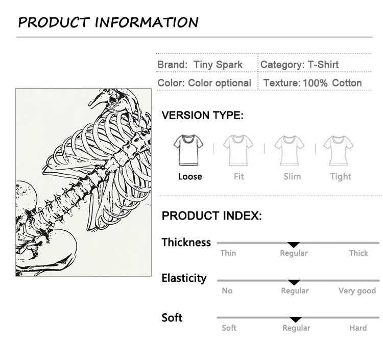 Anatomical Skeleton Frame Graphic T-Shirt Sed2e6289a7d24bfba54e7006ed4a8b3aq