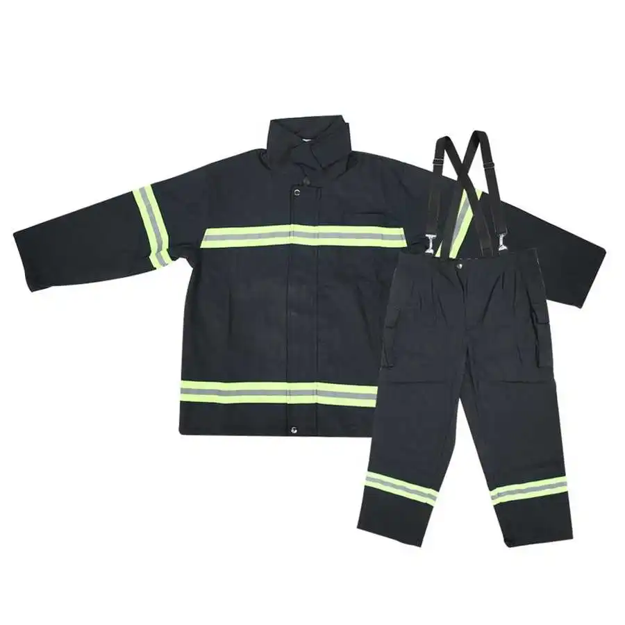 Fire Equipment Flame Retardant Fireproof Heatproof Firemen Protective Clothing Reflective Coat Trousers Fire Resistant Clothes work coverall suit