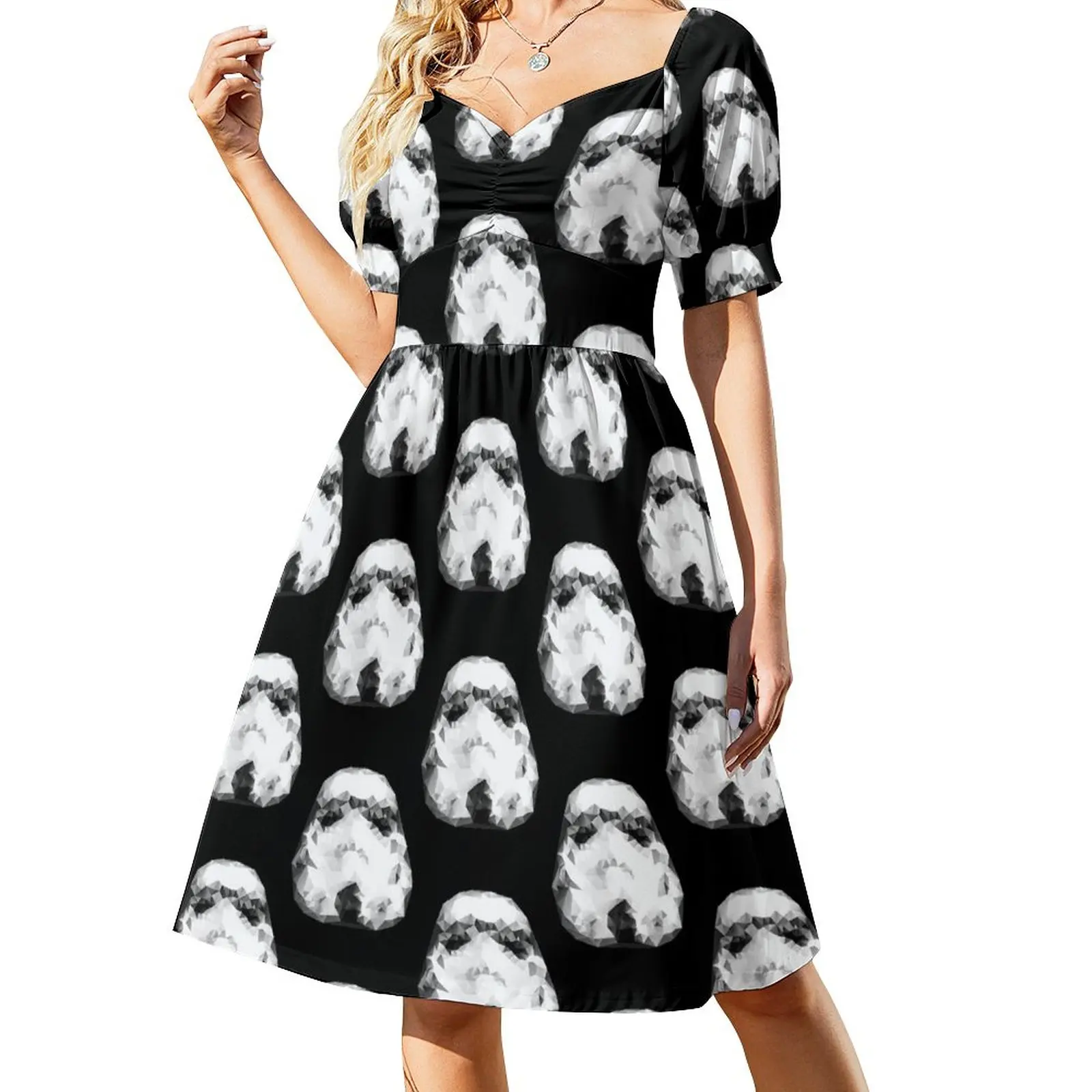 Vestido Stromtrooper Triangles, vestido sensual para mujer, vestido largo de verano para mujer