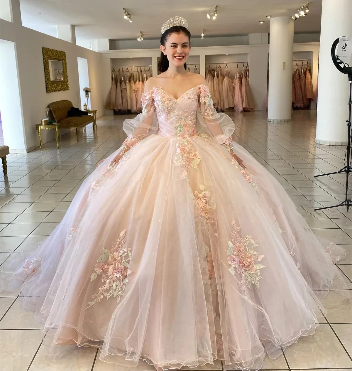 

ANGELSBRIDEP розовые голубые платья принцессы Quinceanera женское платье для выпускного вечера с бисером красивое платье 15 Вечерние платья на заказ