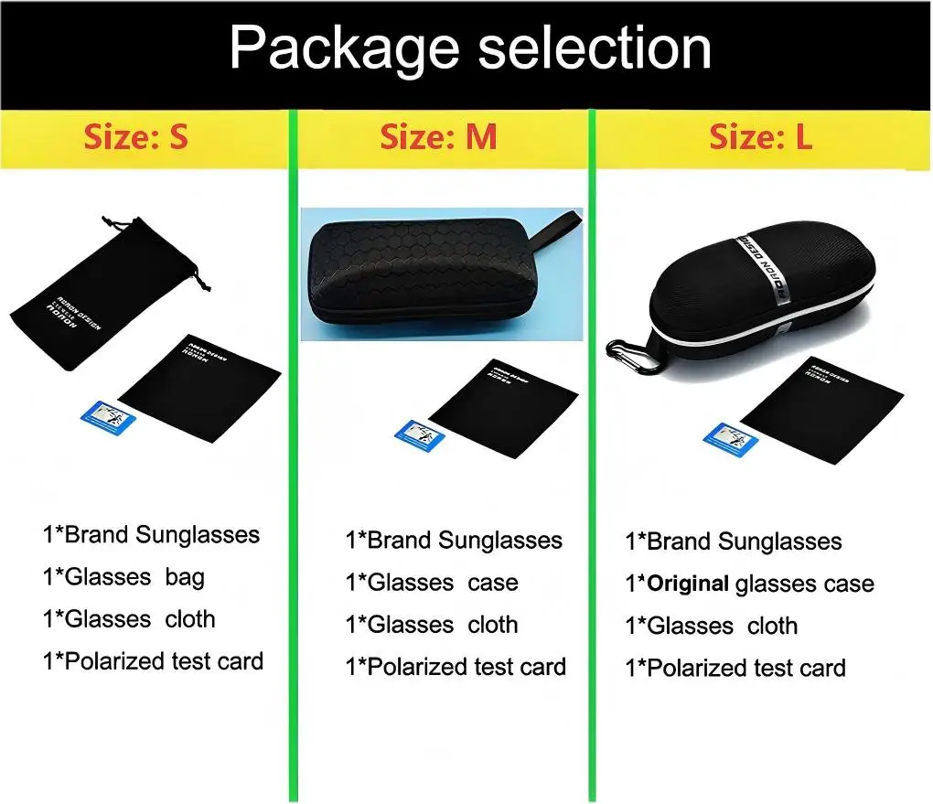 AORON Men's Polarized Aluminum Sport Sunglasses - UV400 Anti-Glare Protection